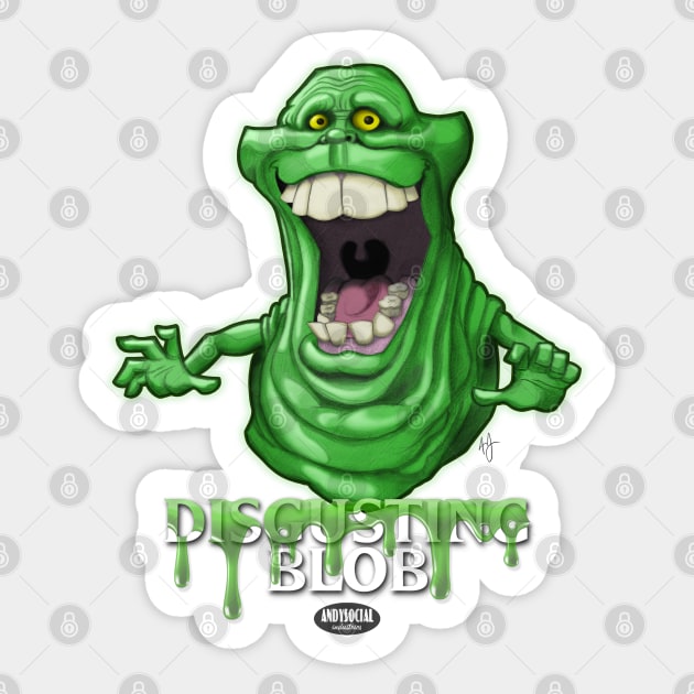 Disgusting Blob Sticker by AndysocialIndustries